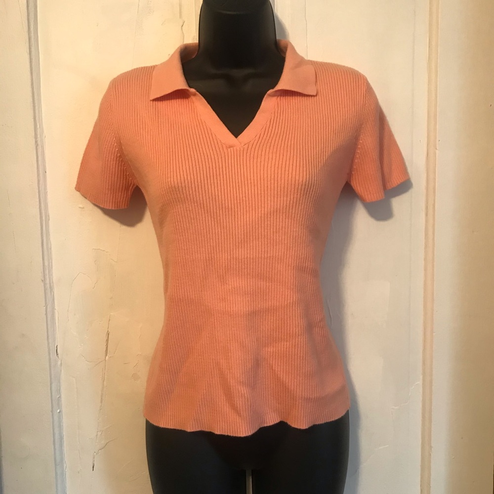 Peach Collared Shirt